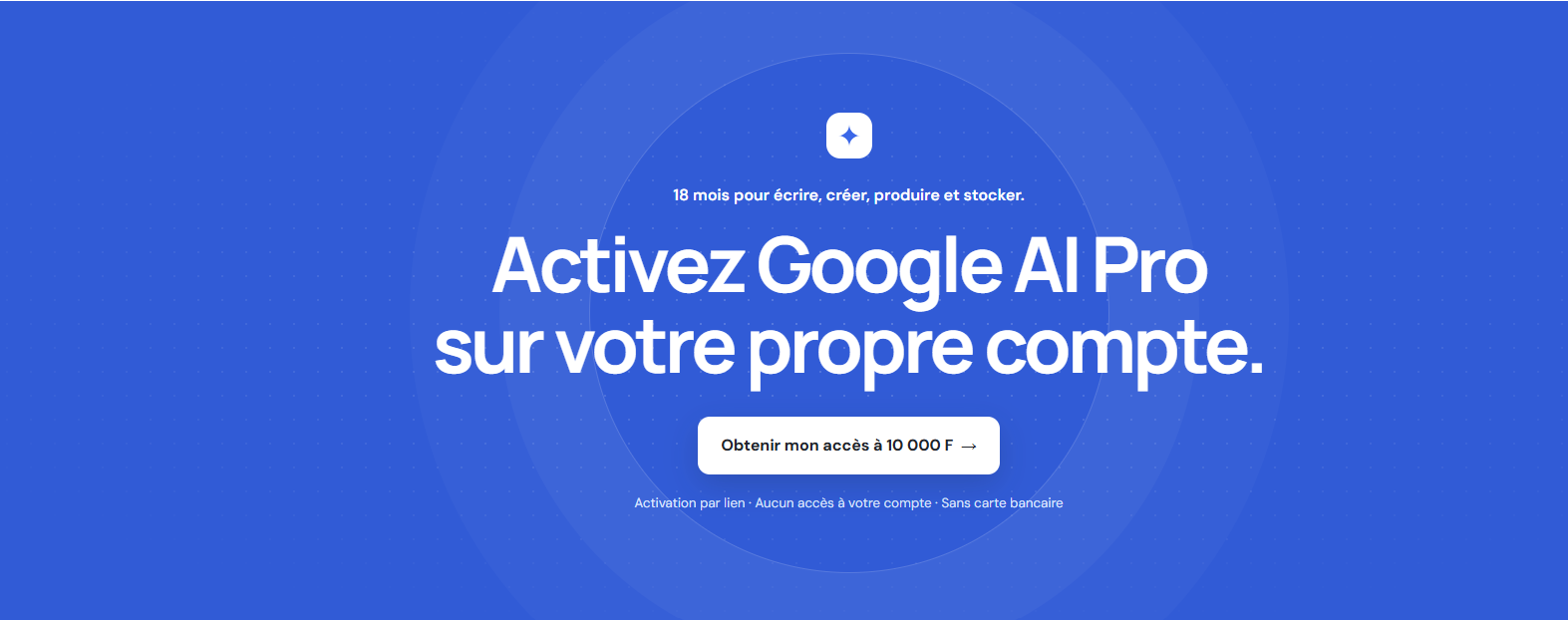 Aperçu du tunnel de vente Gemini AI Pro